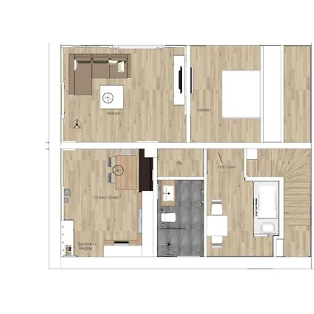 Kleine Charlotte - Traumwohnung Mit Terrasse Fuer 4 Personen Apartment *